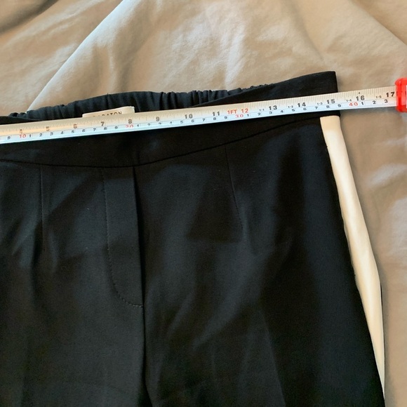 -Babaton Conan Pants black with white stripe size 8 - Picture 9 of 11